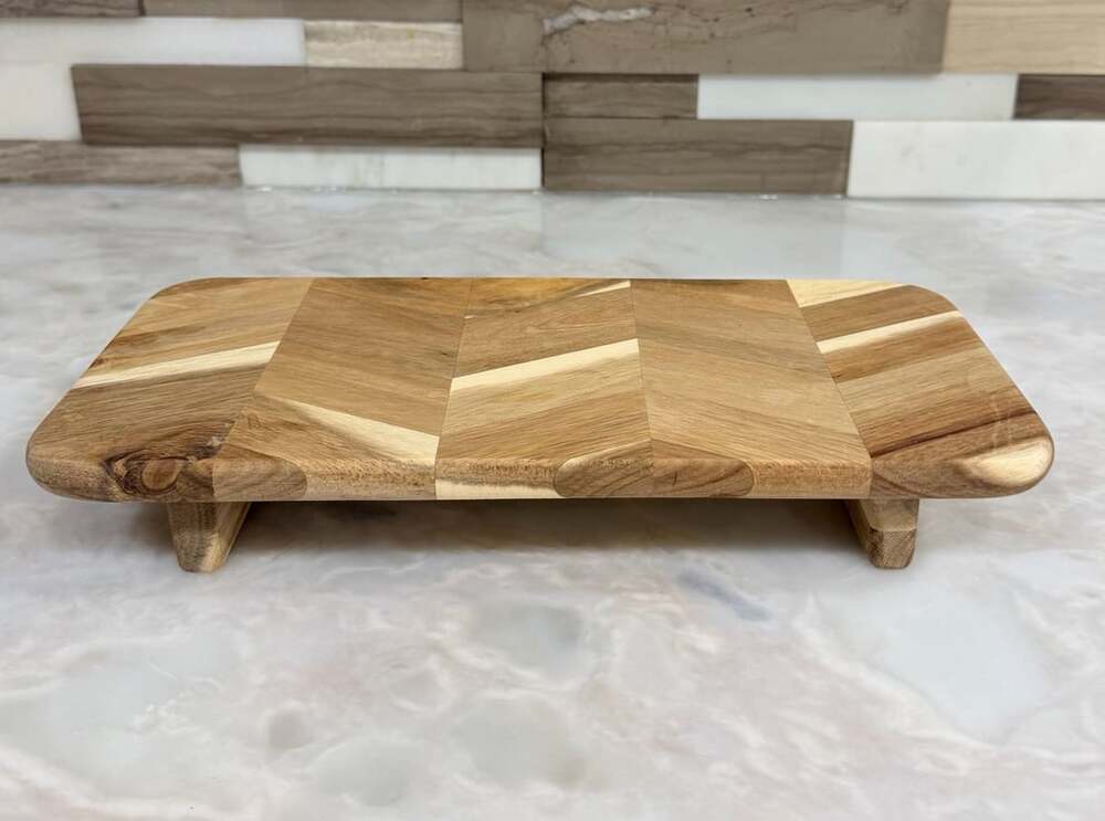 Acacia Herringbone Cutting Board